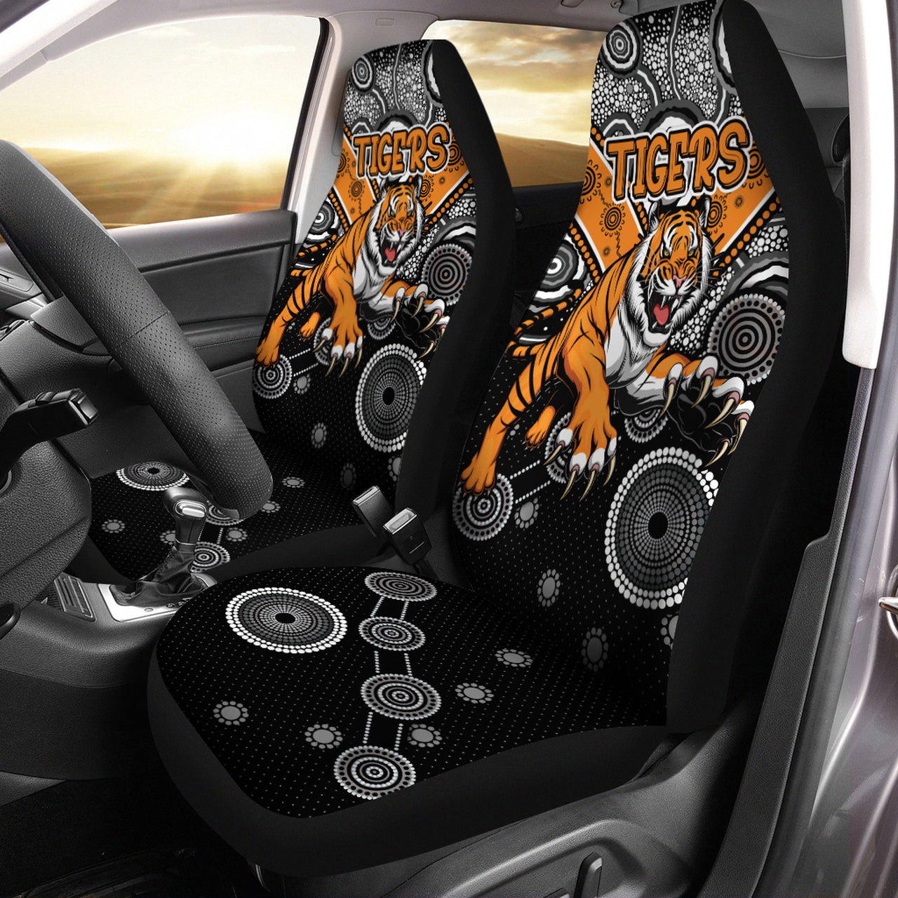 tigers-rugby-car-seat-covers-custom-super-tigers-car-seat-covers