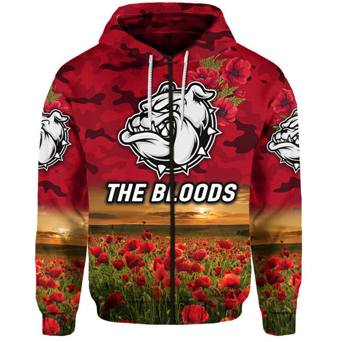 custom-personalised-west-football-club-alice-springs-anzac-zip-up-and-pullover-hoodie-the-bloods-poppy-vibes-red