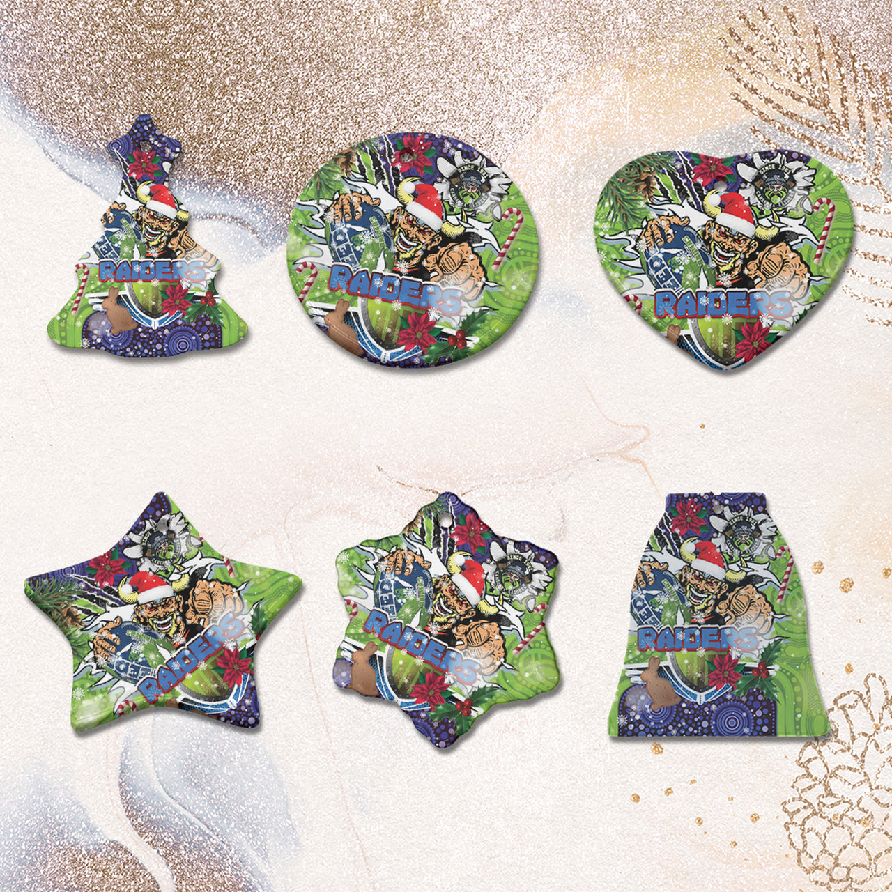 raiders-rugby-custom-aboriginal-christmas-ceramic-ornament-the-indigenous-vikings-power-scratch-style
