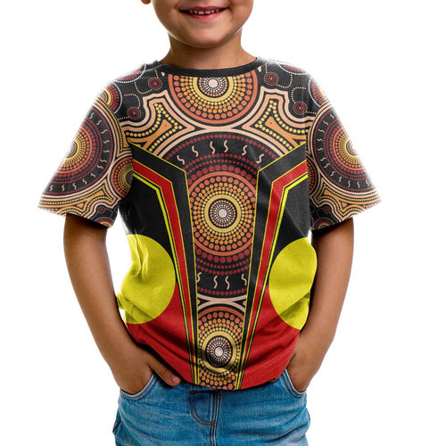 t-shirt-kid-aboriginal-with-dot-painting-art