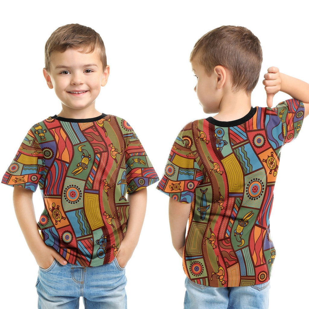 t-shirt-kid-aboriginal-art-with-animals