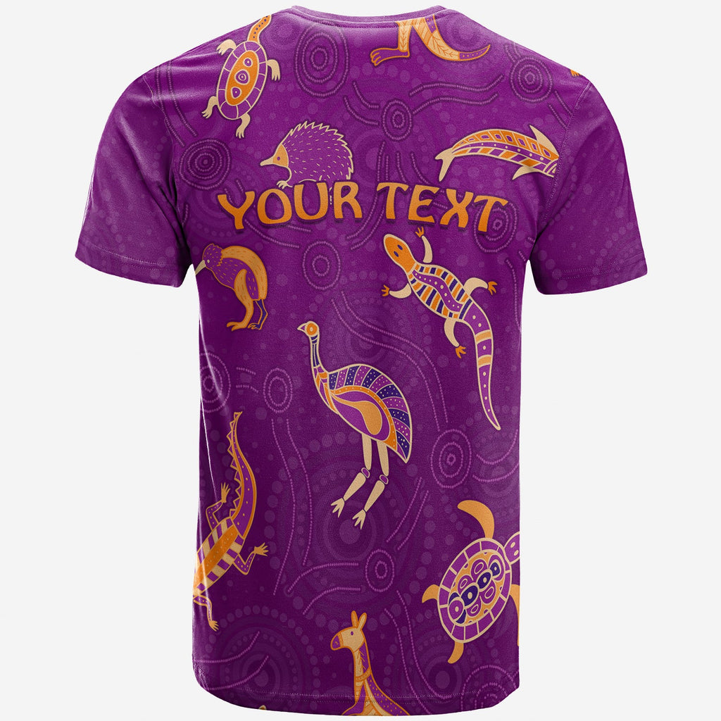 custom-personalised-aboriginal-art-t-shirt-animals-australia-version-purple