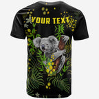 custom-personalised-golden-wattle-t-shirt-koala-australia-acacia-pycnantha-version-simple