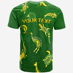 custom-personalised-aboriginal-art-t-shirt-animals-australia-version-green
