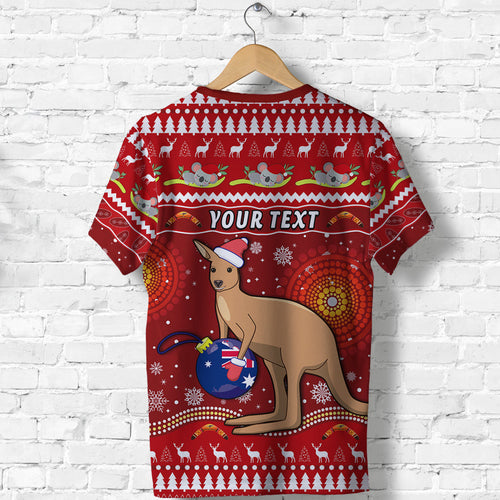custom-personalised-australia-christmas-t-shirt-aboriginal-kangaroo