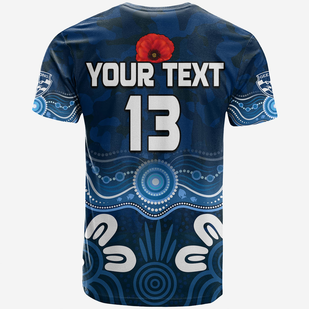 custom-text-and-number-cats-anzac-2022-t-shirt-geelong-football-aboriginal-poppy