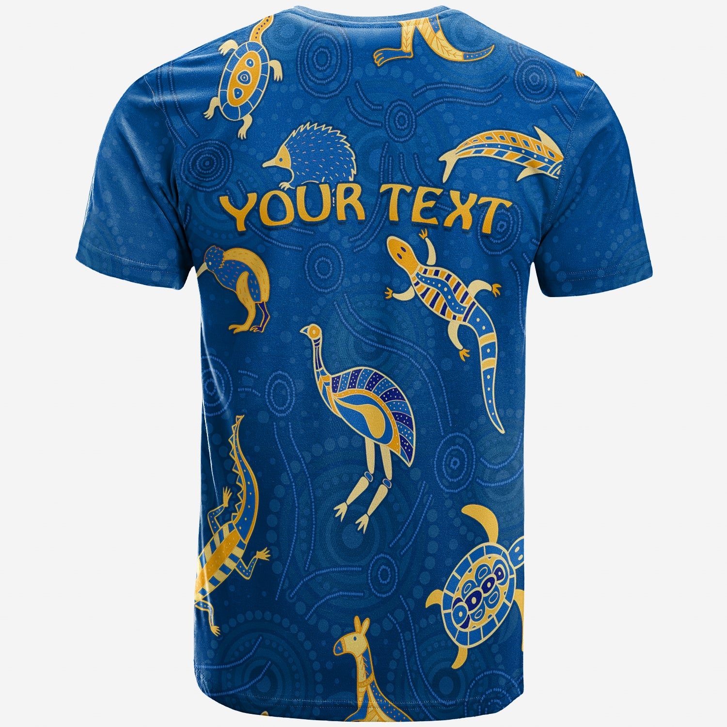 custom-personalised-aboriginal-art-t-shirt-animals-australia-version-blue
