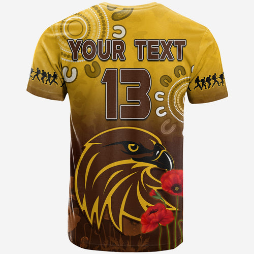 custom-text-and-number-hawks-anzac-2022-t-shirt-hawthorn-football-aboriginal-poppy
