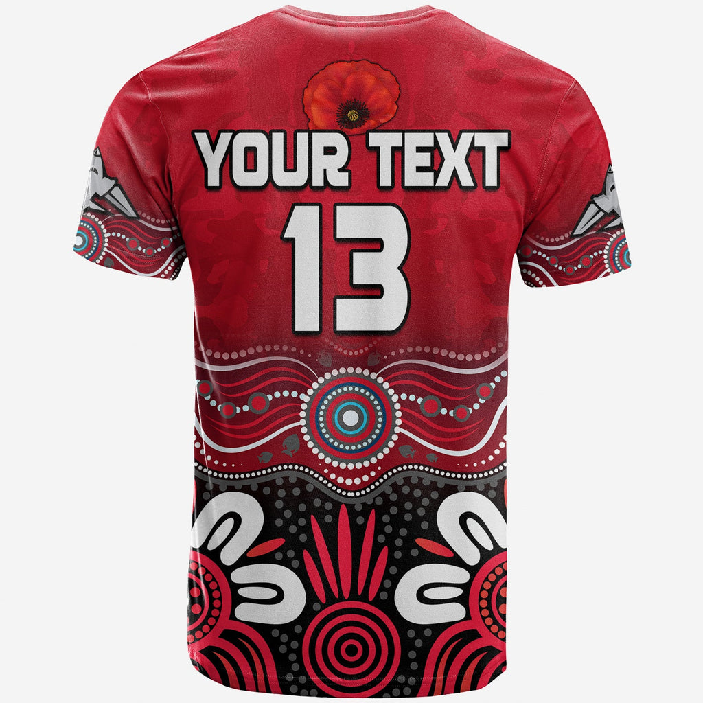 custom-text-and-number-bombers-anzac-2022-t-shirt-essendon-football-aboriginal-remember-them