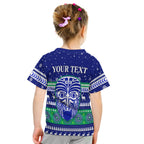 custom-personalised-warriors-t-shirt-kid-merry-christmas-new-zealand