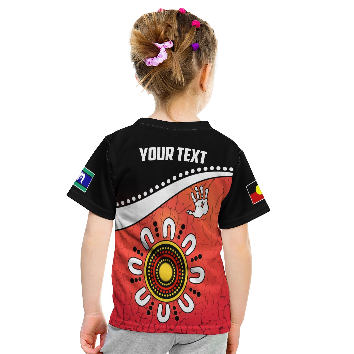 custom-personalised-naidoc-week-2022-t-shirt-kid-torres-strait-islander-version-red-aboriginal-the-dhari