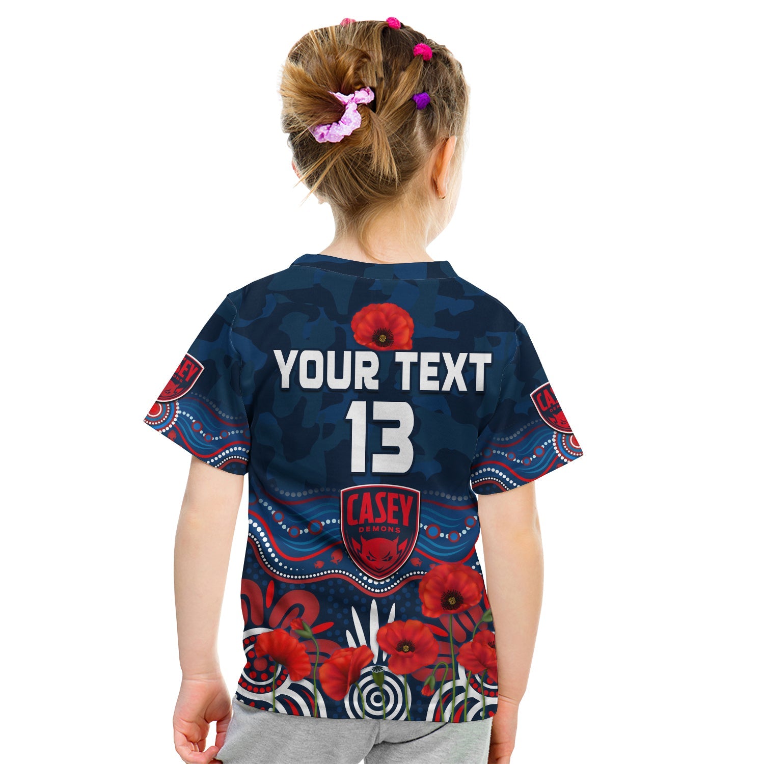 custom-text-and-number-demons-anzac-2022-t-shirt-kid-casey-football-aboriginal-poppy