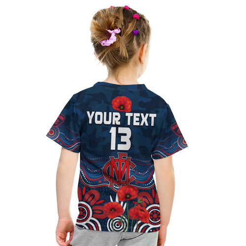 custom-text-and-number-demons-anzac-2022-t-shirt-kid-melbourne-football-aboriginal-poppy
