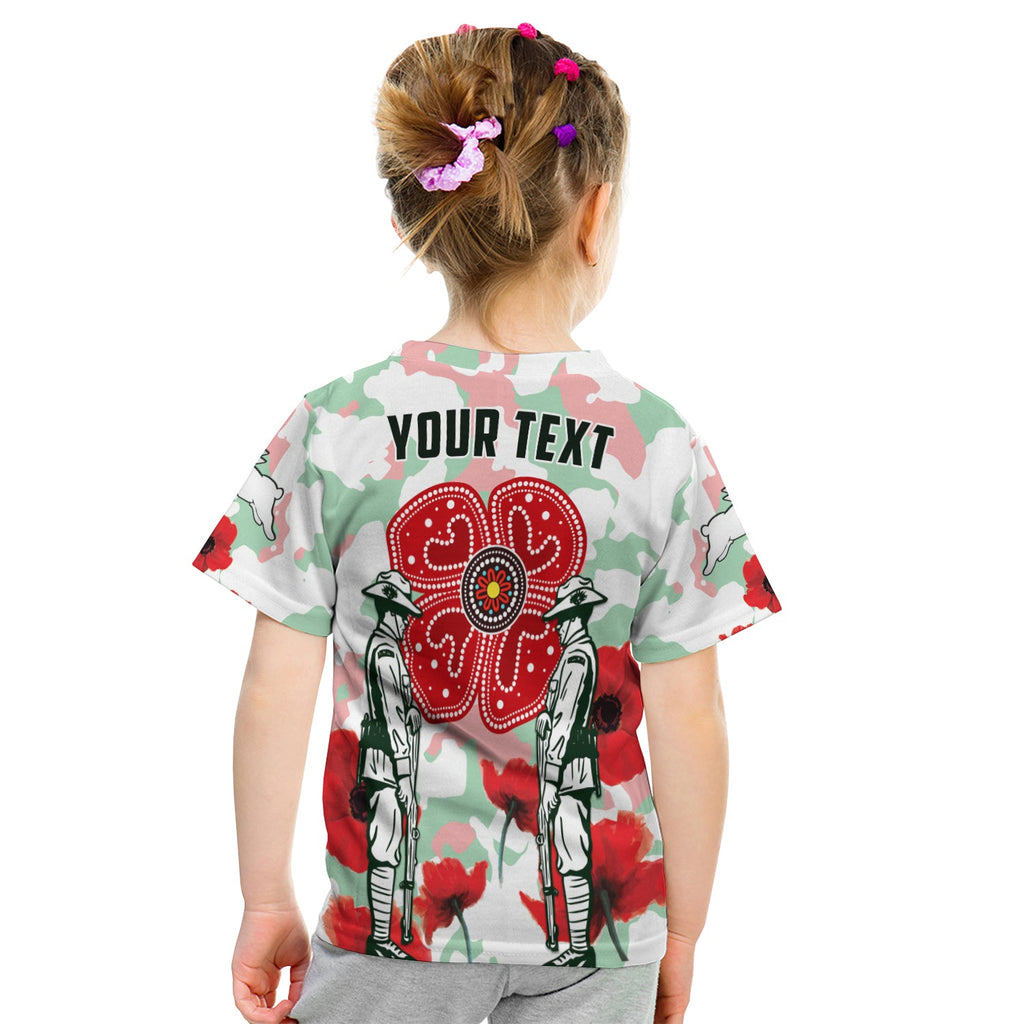 custom-personalised-rabbitohs-anzac-day-t-shirt-kid-poppies-aboriginal-proud-soldiers