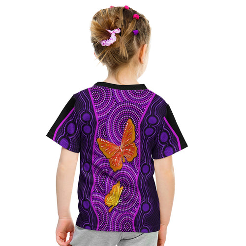 aboriginal-dot-t-shirt-kid-butterfly-natural-beauty