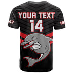 Custom Text And Number Dolphins Rugby T Shirt Sporty Style Ver.03 LT14