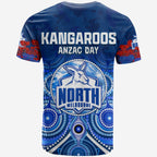 custom-personalised-kangaroos-anzac-2022-t-shirt-north-melbourne-football-aboriginal-poppy-flowers