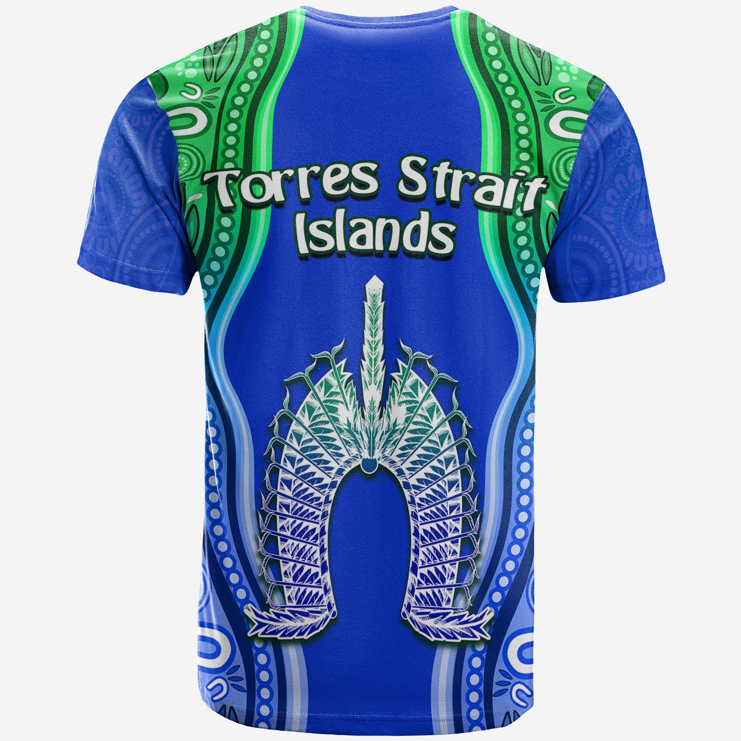 torres-strait-islands-t-shirt-the-dhari-mix-aboriginal-turtle-version-blue