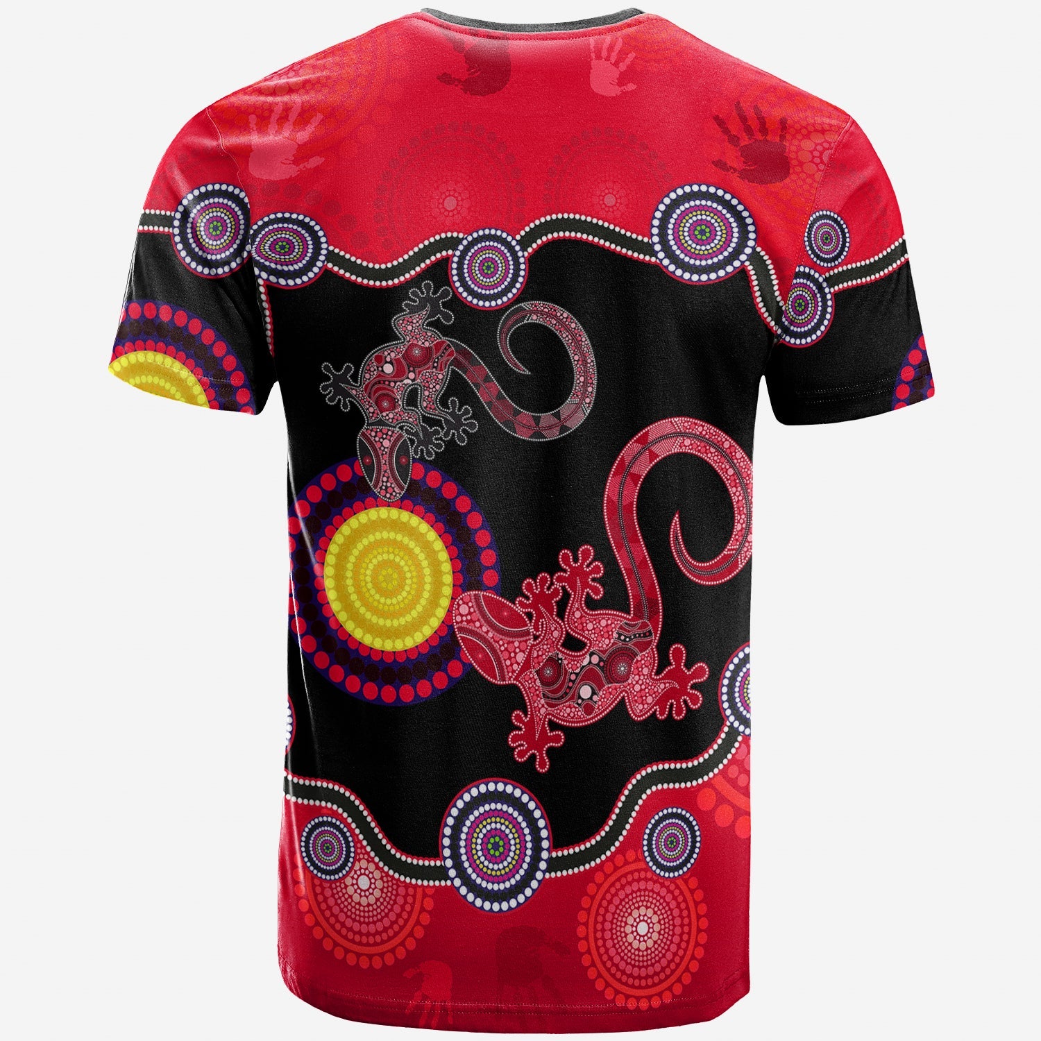 aboriginal-lizard-t-shirt-attracted-australia-version-red