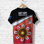 NAIDOC Week 2022 T Shirt Torres Strait Islander Version Red Aboriginal The Dhari LT13