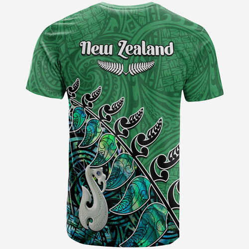 custom-personalised-new-zealand-maori-t-shirt-fern-and-manaia-version-green