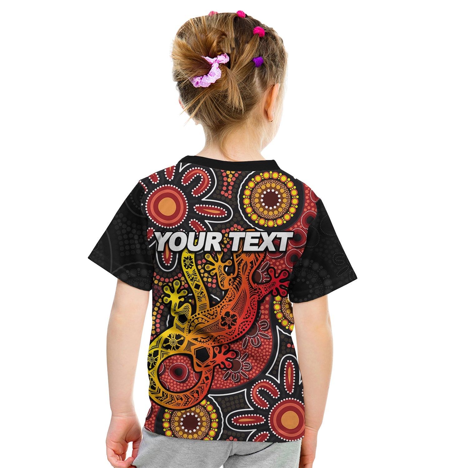 custom-personalisedaboriginal-lizard-t-shirt-kid