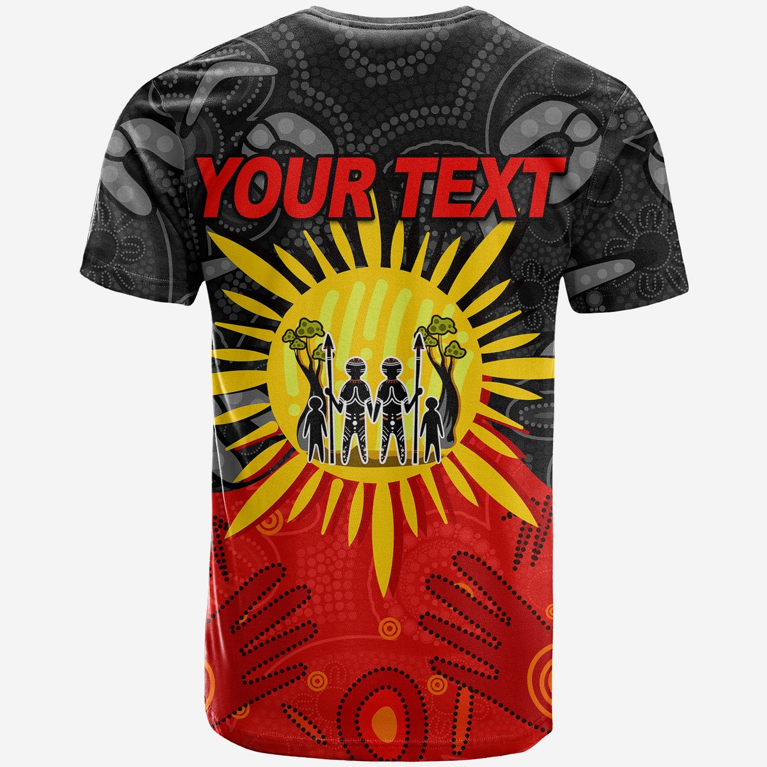 custom-personalisedaboriginal-family-t-shirt-flag-style
