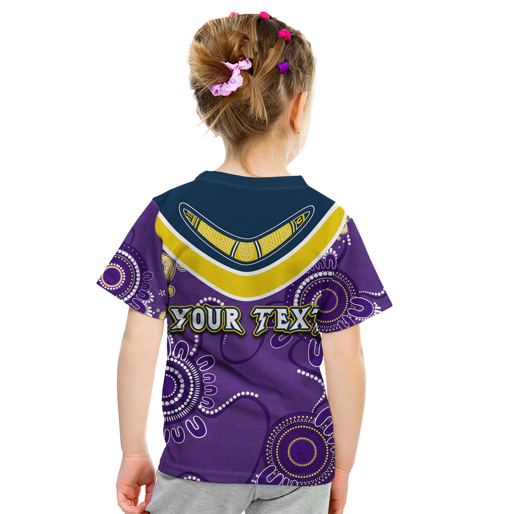 (Custom Personalised) Go Storm Rugby Aboriginal Boomerang T Shirt Jersey  LT6