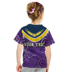 (Custom Personalised) Go Storm Rugby Aboriginal Boomerang T Shirt Jersey  LT6