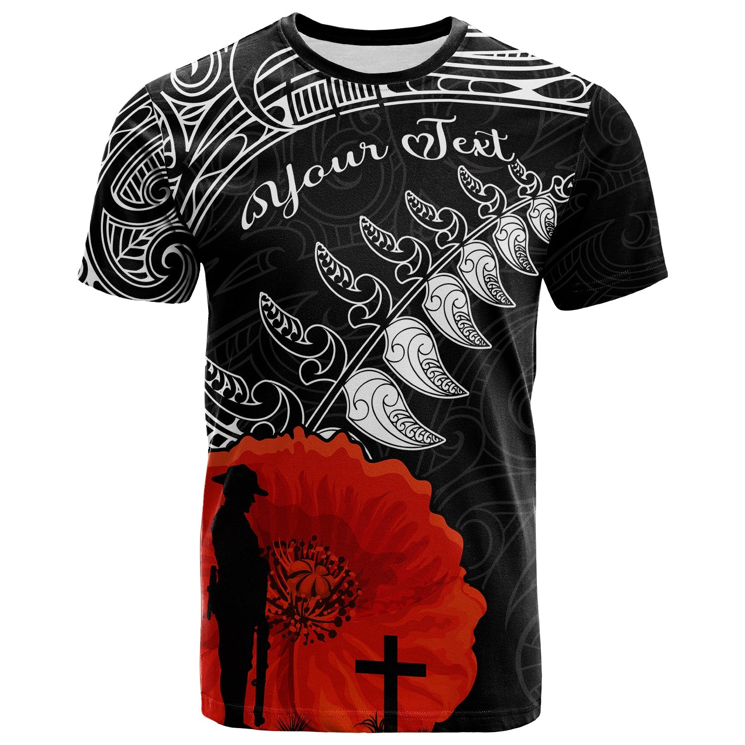 custom-personalised-new-zealand-anzac-2022-t-shirt-maori-mix-fern-poppy