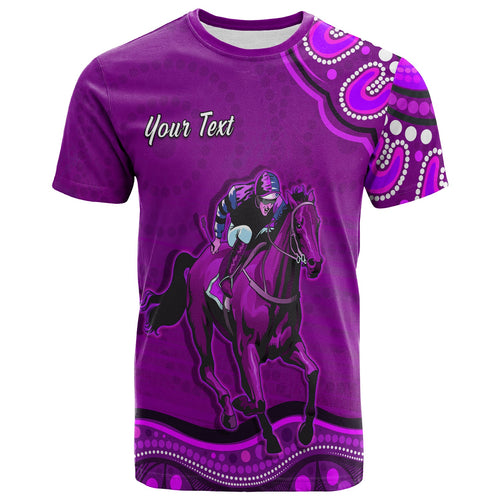 custom-personalised-launceston-cup-2022-t-shirt-australia-aboriginal-purple-horse-lovers