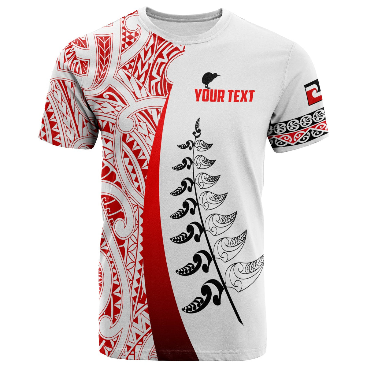custom-personalised-waitangi-day-t-shirt-maori-mix-fern-style-white