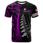 custom-personalised-waitangi-day-t-shirt-maori-mix-fern-style-purple