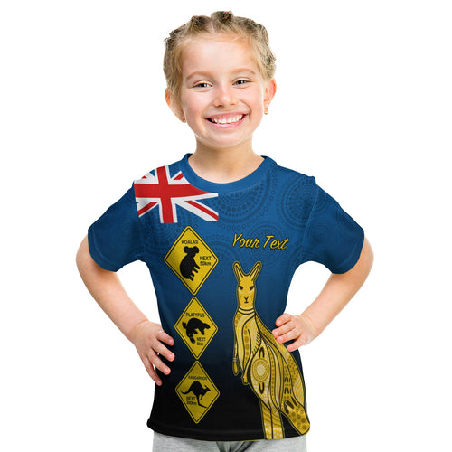 custom-personalised-australia-kangaroo-t-shirt-kid-road-signs-aussie-aboriginal