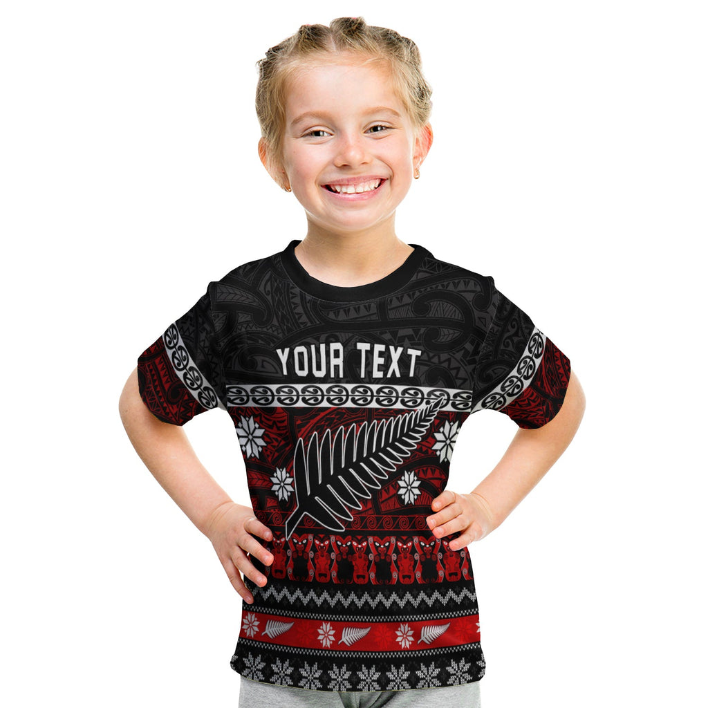 custom-personalised-new-zealand-silver-fern-christmas-t-shirt-kid-maori-meri-kirihimete