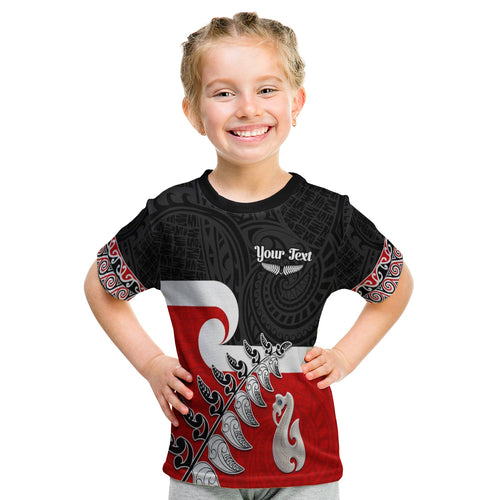 custom-personalised-waitangi-t-shirt-kid-aotearoa-maori-pattern-mix-fern-and-manaia-koru