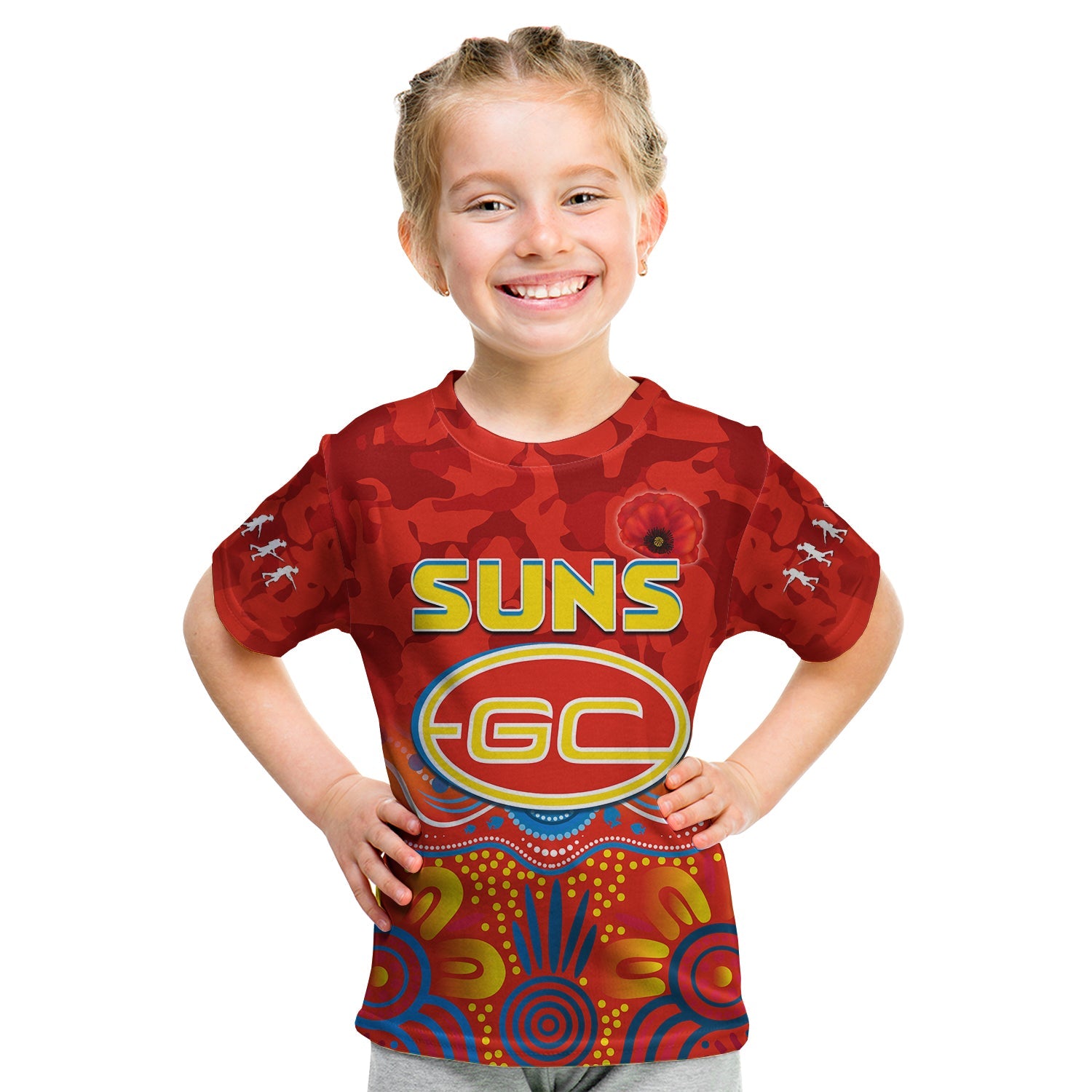 suns-anzac-2022-t-shirt-kid-gold-coast-aboriginal-poppy