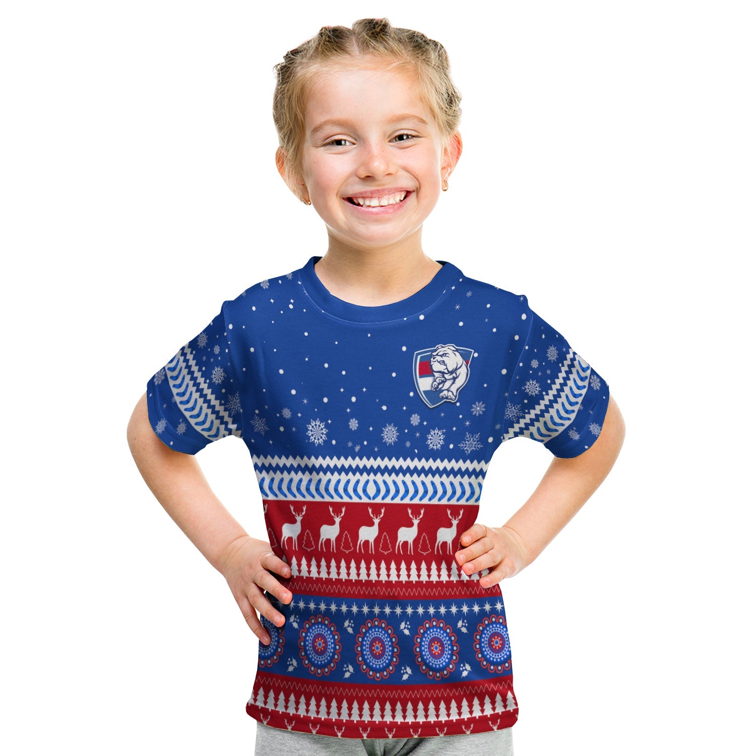 custom-personalised-bulldogs-football-christmas-t-shirt-kid-western-bulldogs