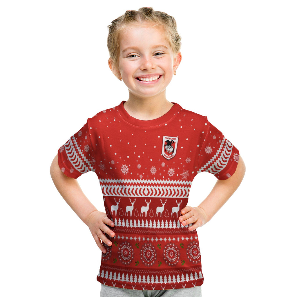 dragons-t-shirt-kid-christmas-st-george-illawarra