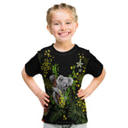 custom-personalised-golden-wattle-t-shirt-kid-koala-australia-acacia-pycnantha-version-simple