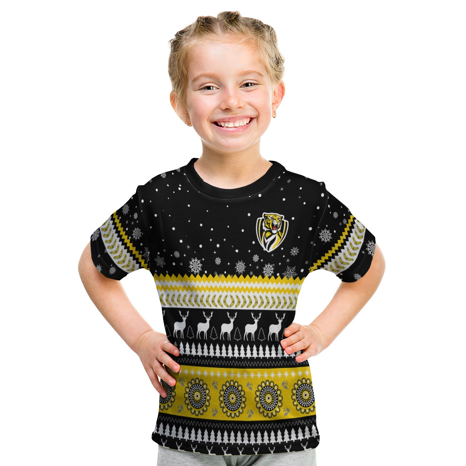 tigers-christmas-t-shirt-kid-indigenous-richmond-football