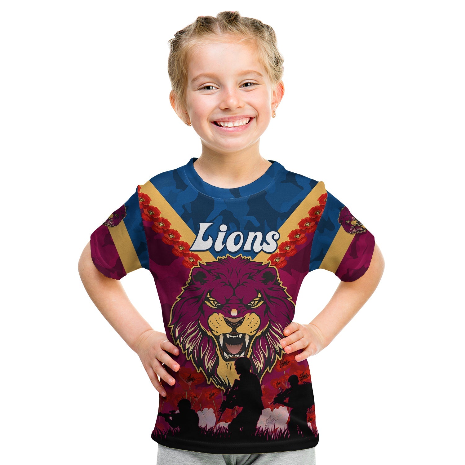 lions-anzac-2022-t-shirt-brisbane-brissie-poppy-flowers