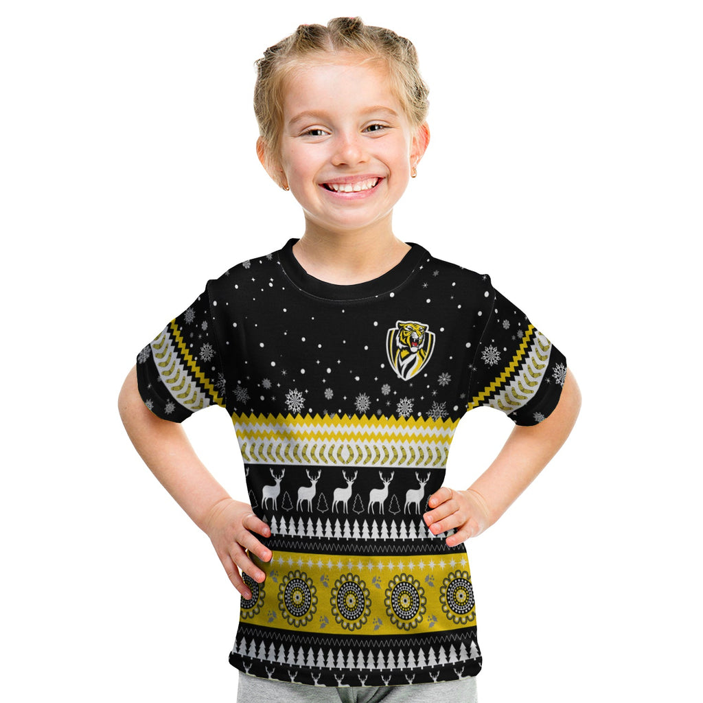 custom-personalised-tigers-christmas-t-shirt-kid-indigenous-richmond-football