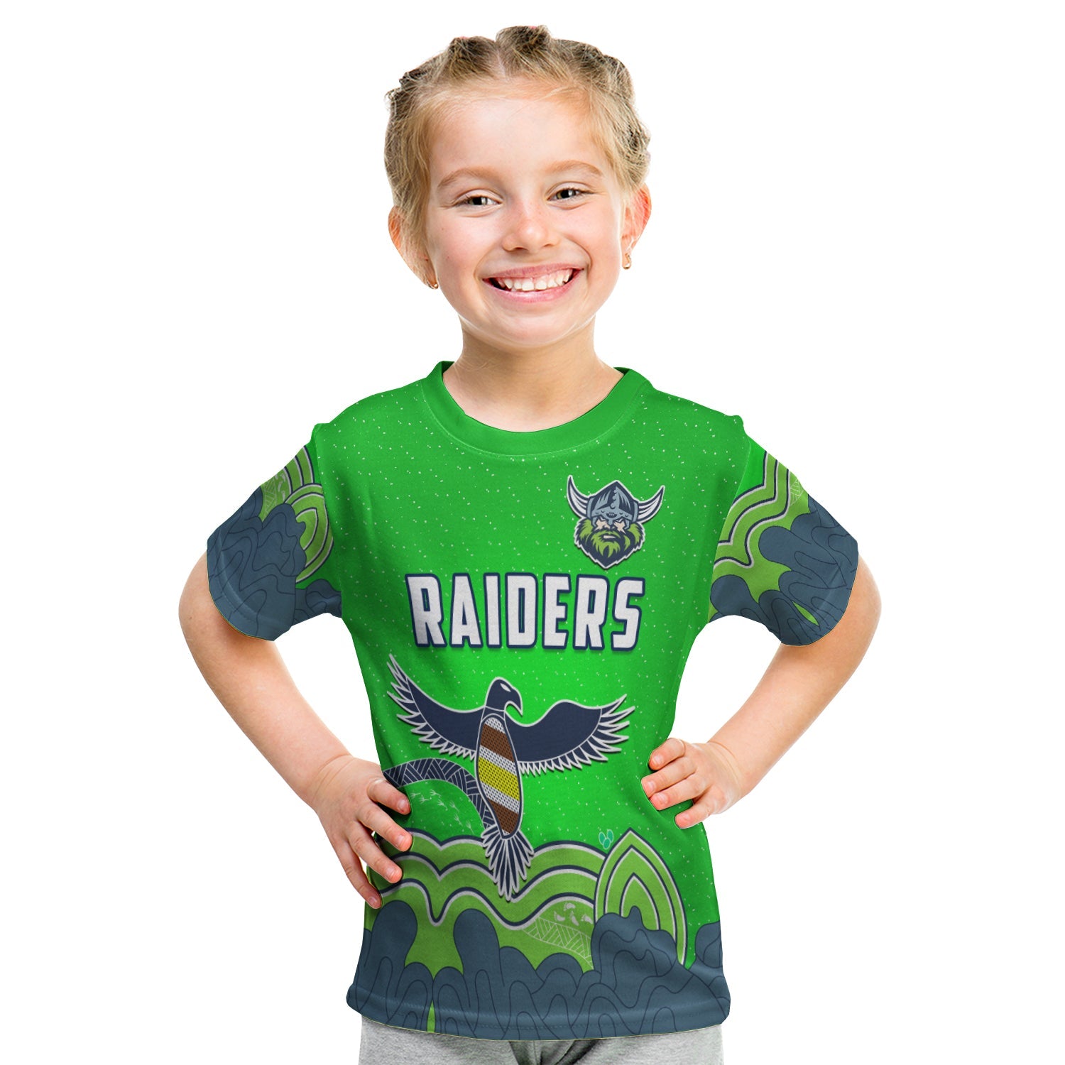 custom-personalised-raiders-indigenous-t-shirt-kid-canberra-the-milk-custom-text-and-number