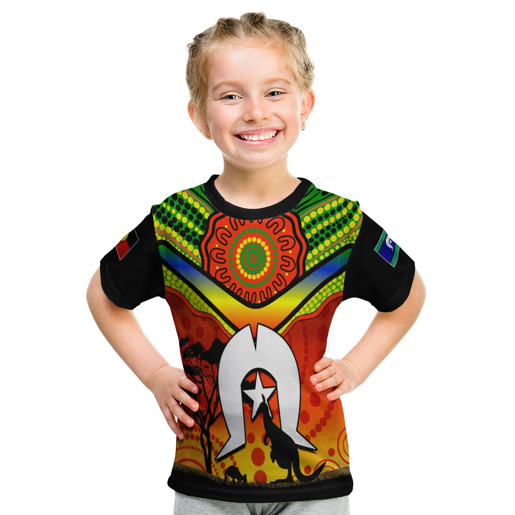 naidoc-week-2022-t-shirt-kid-dhari-aboriginal-get-up-stand-up-show-up