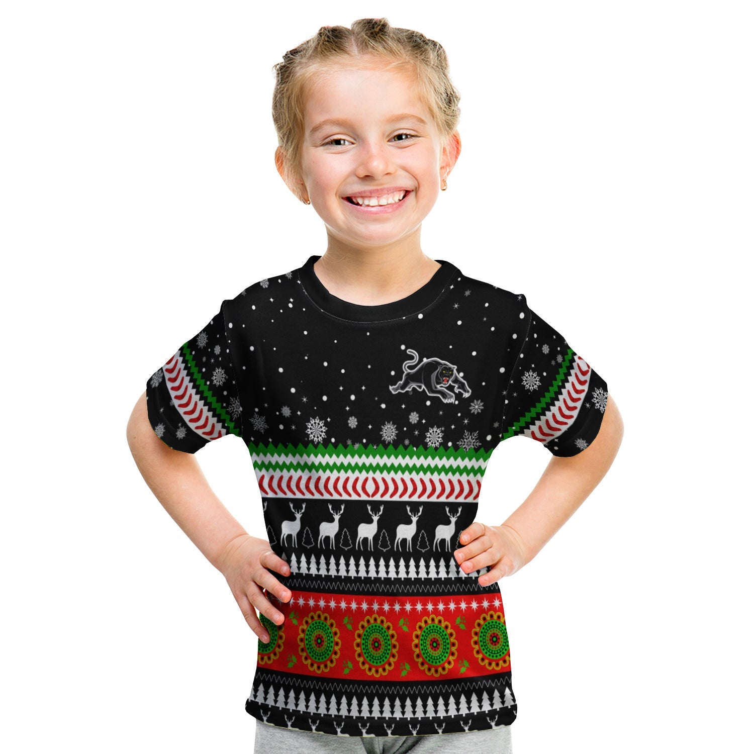 panthers-t-shirt-kid-penrith-christmas-the-riff