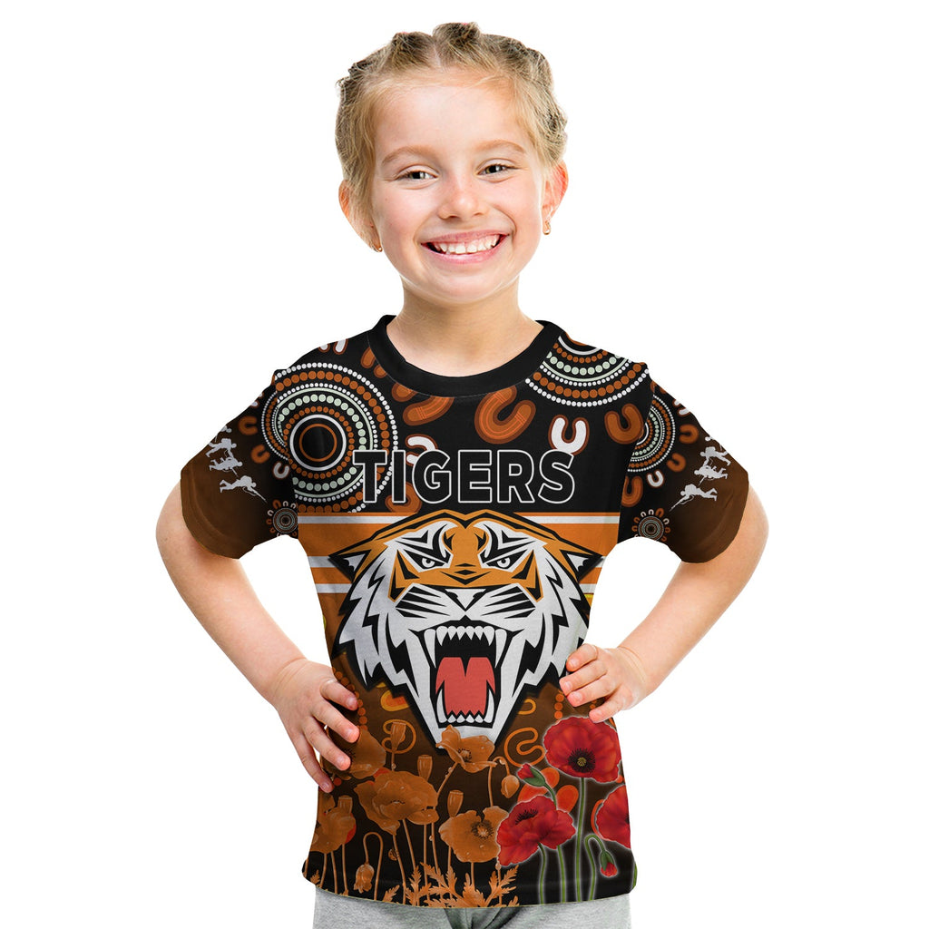 custom-text-and-number-wests-tigers-anzac-2022-t-shirt-kid-aboriginal-lest-we-forget