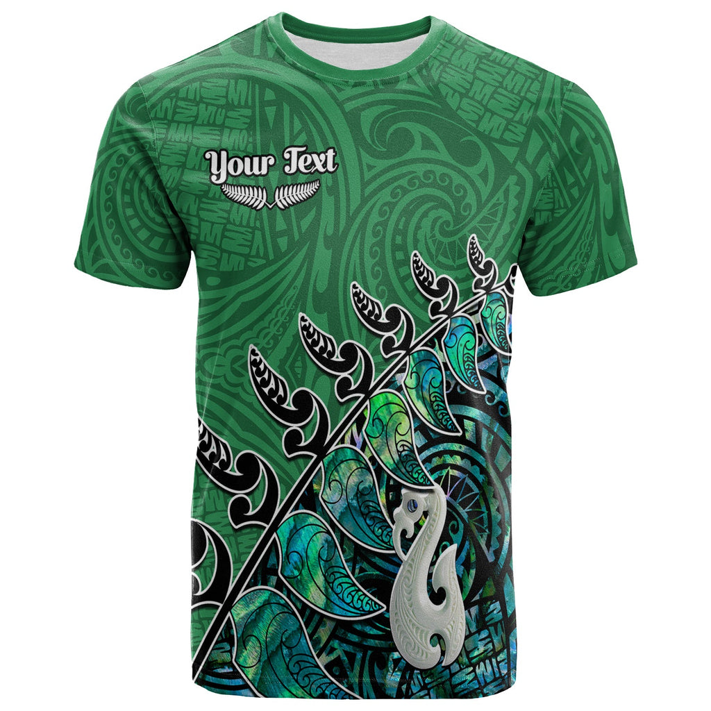custom-personalised-new-zealand-maori-t-shirt-fern-and-manaia-version-green