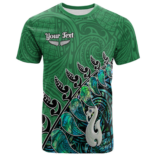 custom-personalised-new-zealand-maori-t-shirt-fern-and-manaia-version-green