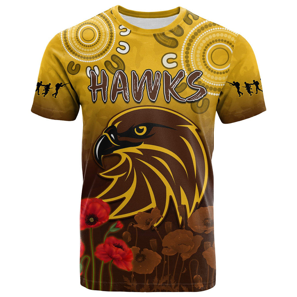 custom-text-and-number-hawks-anzac-2022-t-shirt-hawthorn-football-aboriginal-poppy